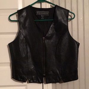 New Identity Leather Vest
